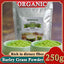 HelloYoung 250g Organic Barley Grass Powder Gluten Free Non-GMO Superfood Vegan Non-GMO, Finely Ground Whole Dried Young Leaves