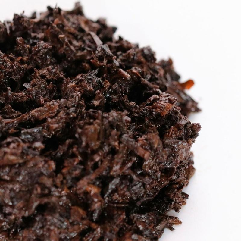 HelloYoungTea Daiyi Pu-erh Tea Ripe Red Rhyme Round Cake Yunnan Menghai Tea 100g