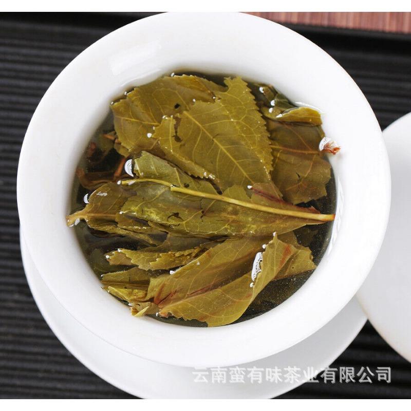 HelloYoungTea 250g Xigui Gold Leaf Raw Brick Old Tree Raw Puerh Tea Brick Yunnan Puerh Tea