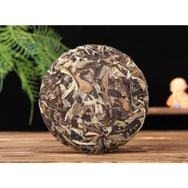 HelloYoungTea Yunnan Yue Guan Bai Puer MoonLight 100g Yunnan White Tea Buds Raw Ancient Tree