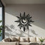 Exquisitely Crafted Sun, Moon & Star Wall Art: Mesmerizing Celestial Wall Sculptures That Emanate An Alluring and Magical Aura, with A Hassle-Free Easy-Hang Design.Decorative Sign