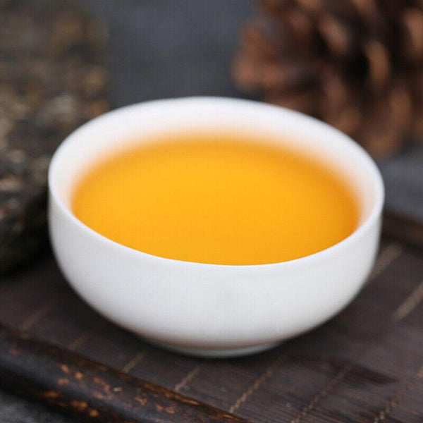 HelloYoungTea 2007 Nanqiao Bulang Arbor Tree Iron Pu-erh Tea Silver Medal Award Cake 357g Raw