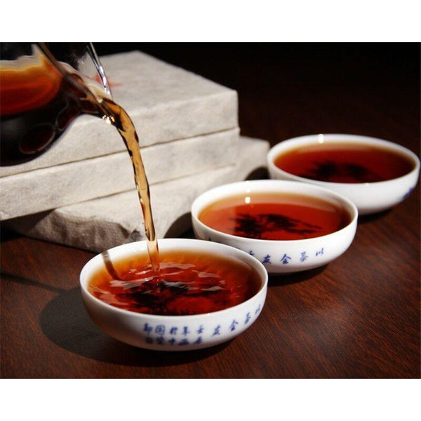 HelloYoungTea Pu Erh Tea Puerh Tea 200g Premium China Yunnan Old Banzhang Puer Brick Black Tea