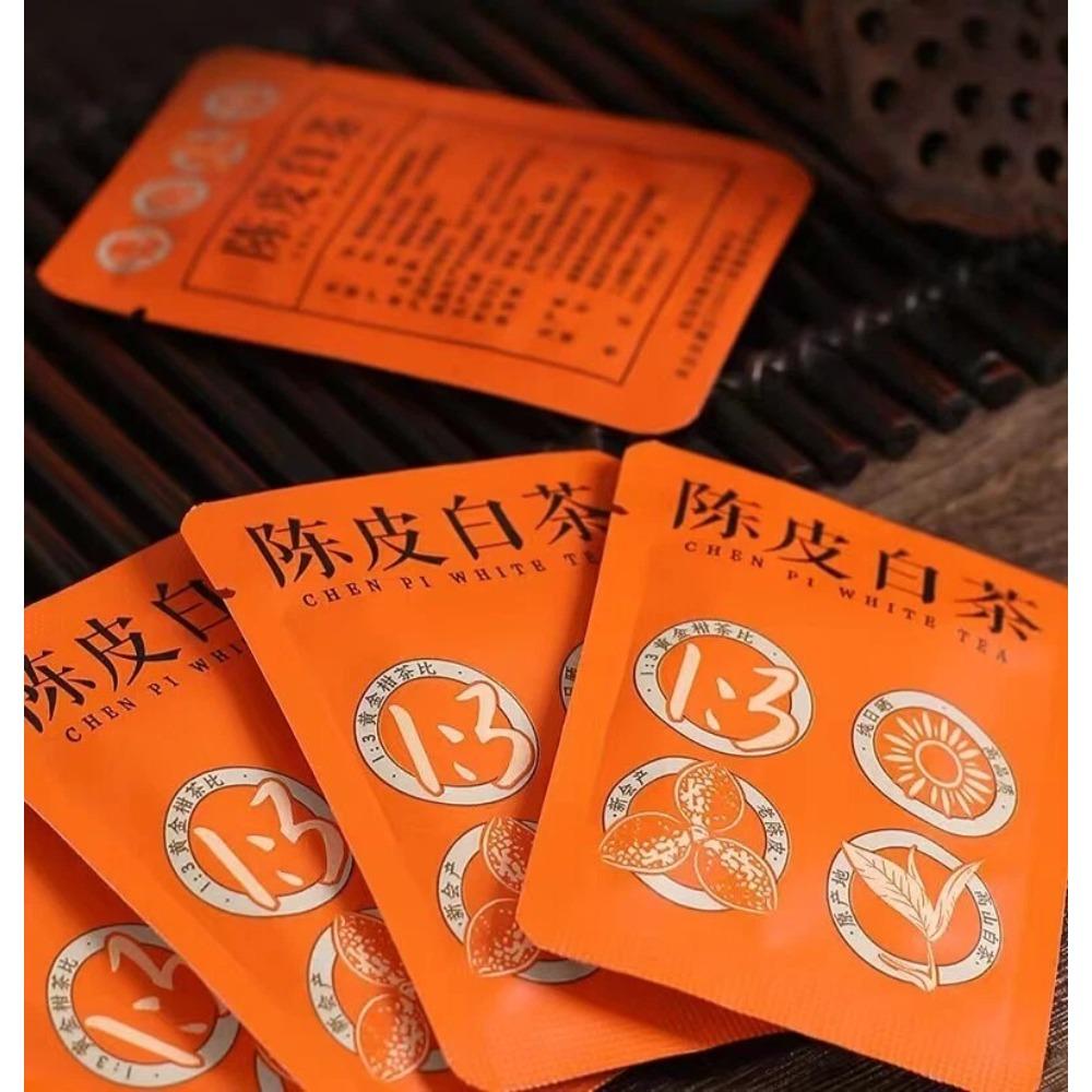 1000g White Tea Stuffed Tangerine Orange XinHui Chenpi Aged Shou Mei white tea 1000克 新会陈皮白茶（柑橘填装白茶）陈年寿眉白茶