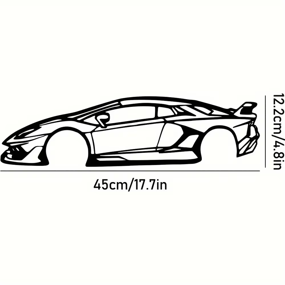 Hot Border Metal Line Sports Car Wall Decoration - Hanging Ornaments. Premium Iron Decorations.Hanging Ornaments. Iron. Main image