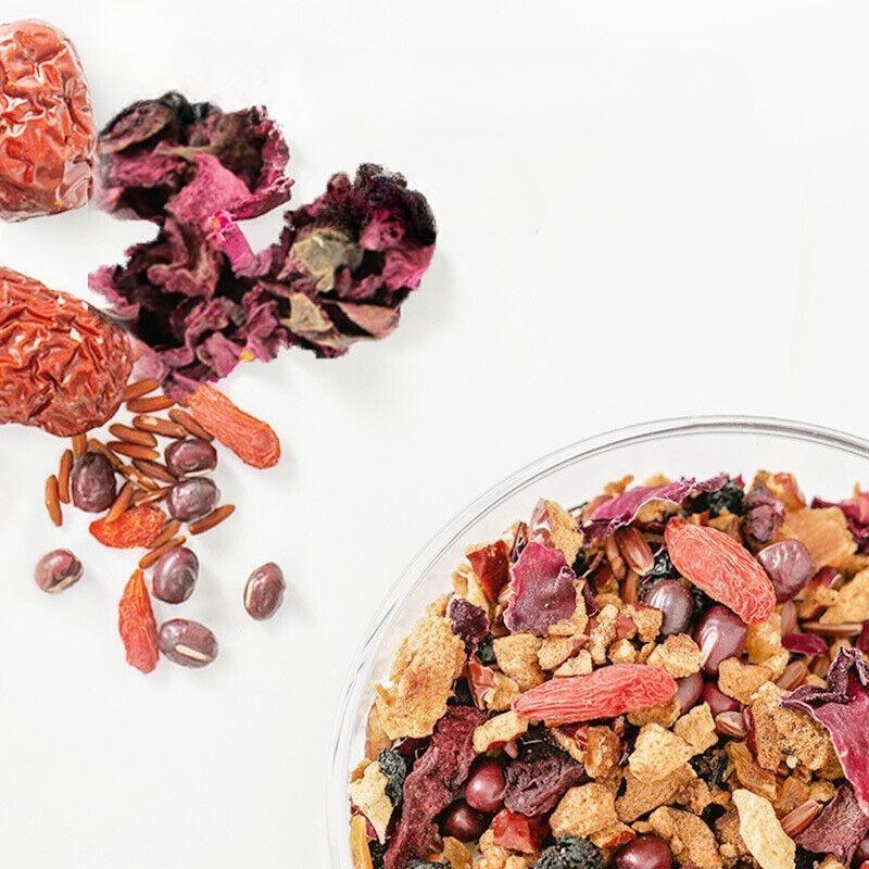 Five Red Tea Yuan Qi Tea Goddess Tea Cinnamon Red Dates Wolfberry Health Tea