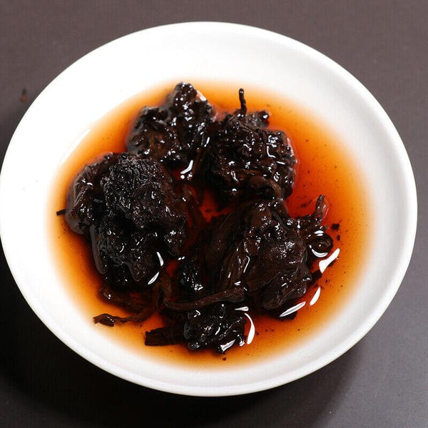 LAO CHA TOU ZHUAN * 2019 Qian Shan Ye Yunnan Puer Tea Brick Pu'er Tea 250g Ripe