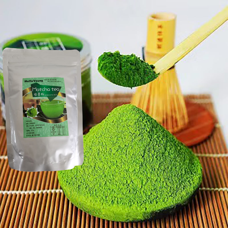 HelloYoung Pure Unsweetened Matcha Powder 250g matcha powder for drinks green tea powder weight loss japan for baking matcha latte macha powder