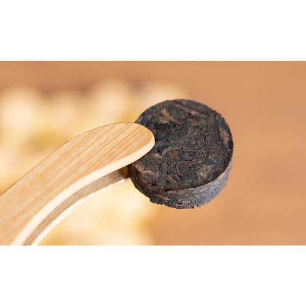 HelloYoungTea 500g Yunnan Pu'er Tea Ripe Tea Aged Pu'er Small Round Cake Mini Tuo Tea