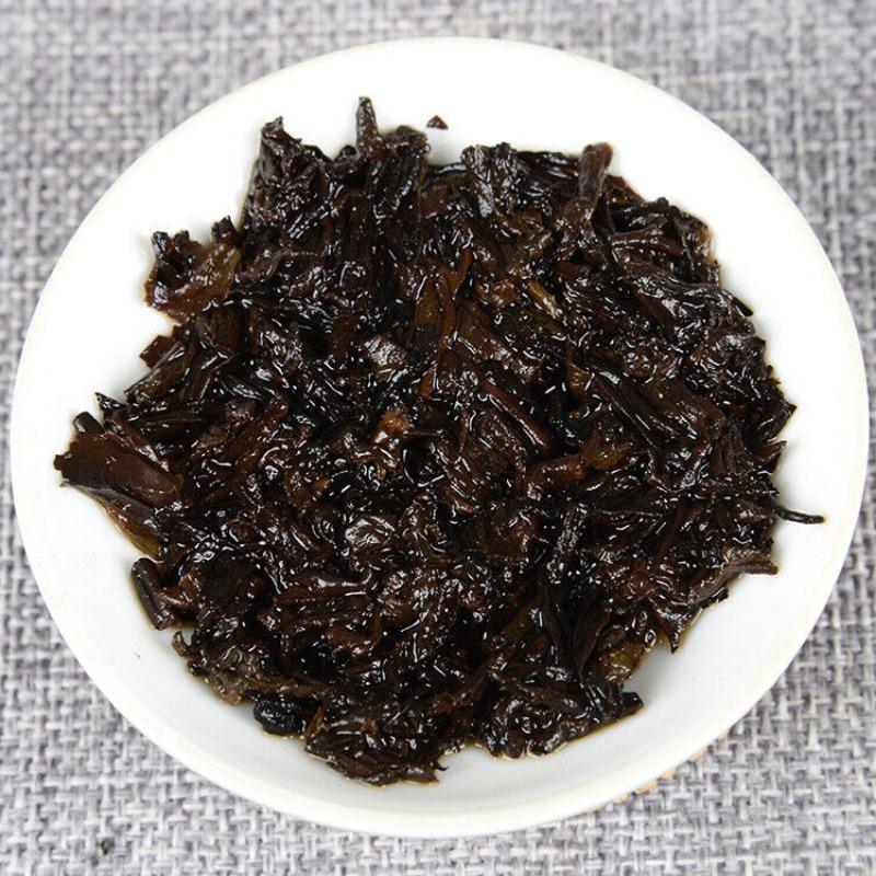 HelloYoungTea Yunnan Pu'er Tea Ancient Tree Ripe Tea Cake 100g Ripe Tea Ancient Tree Ripe Tea