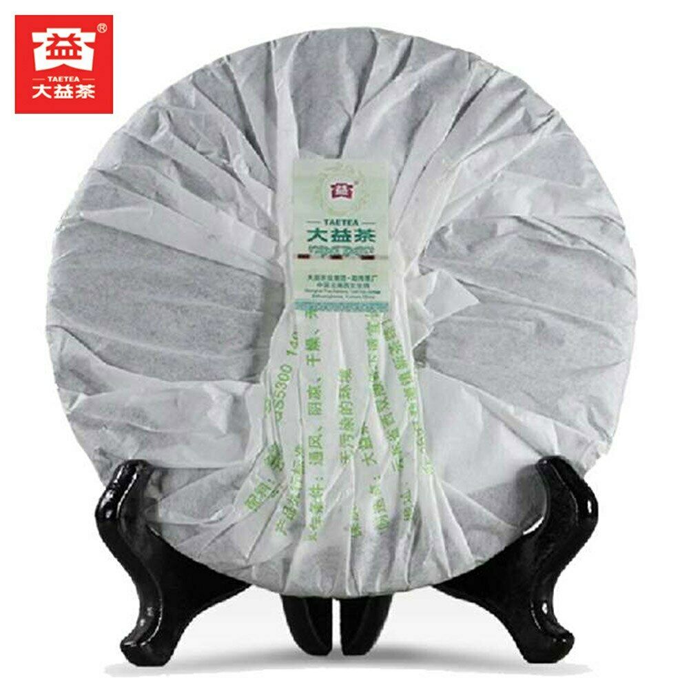HelloYoungTea Top TAETEA Early Spring Raw Puerh Tea  357g Yunnna Menghai Batch 201 Sheng Puer