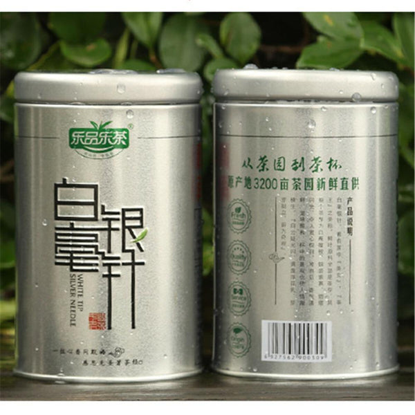 HelloYoungTea Silver Needle Organic White Tea 65g Sample Pack Loose Leaf Herbal Drink
