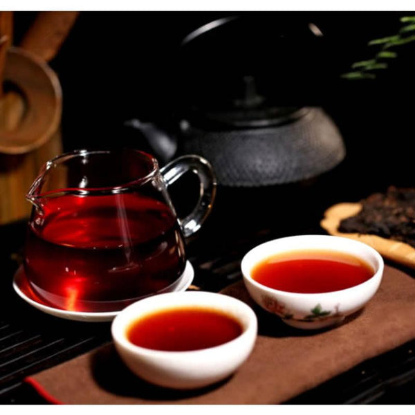 HelloYoungTea Yunnan Jingmai Mountain 2014 Premium Ancient Tree Pu-erh Ripe Cake 357g