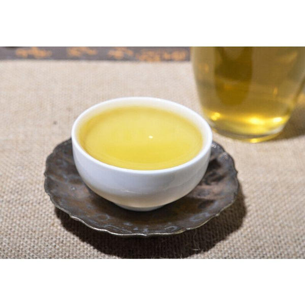 357g Yunnan Pu'er Tea Raw Tea Xishuangbanna Menghai Seven Sons Tea Cake
