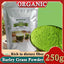HelloYoung 250g Organic Barley Grass Powder Gluten Free Non-GMO Superfood Vegan Organic Wheatgrass Juice Powder Chlorophyll & Trace Minerals No Maltodextrin & Sugar