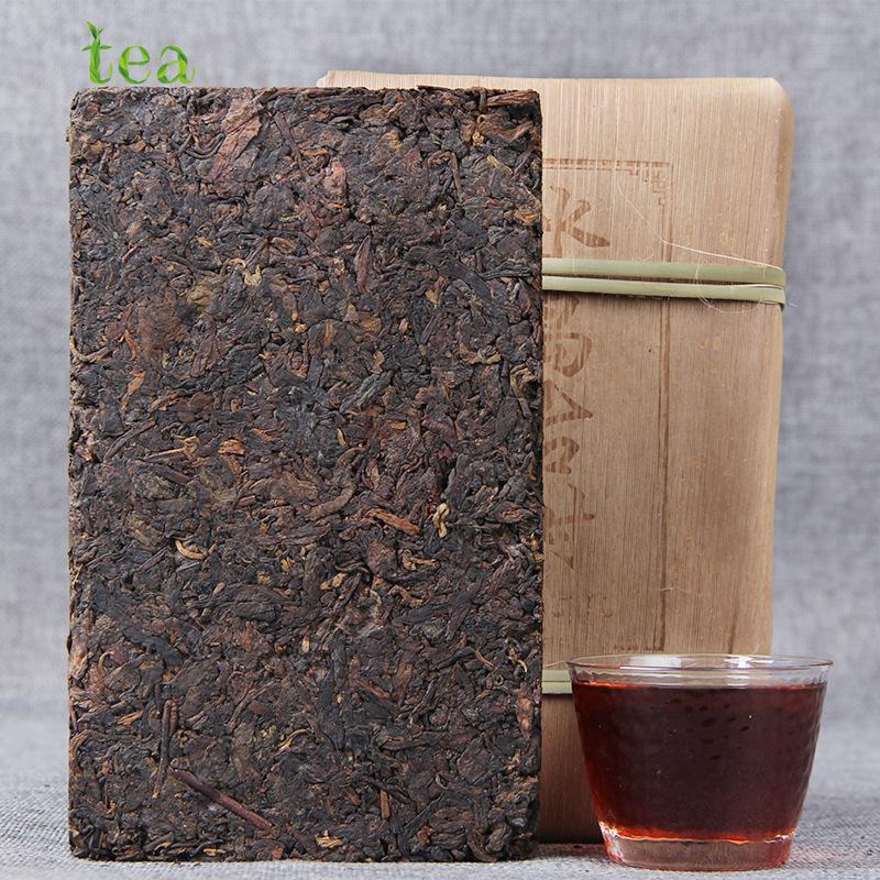 HelloYoungTea Ancient Tree Pu'er Tea Brick, Iceland Zhangxiang Pu'er Brick, 500g Yunnan Pu'er Tea Brick