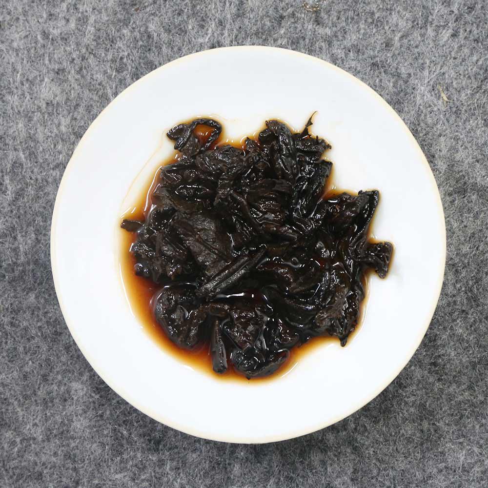 HelloYoungTea Yunnan Shu Pu-erh Old Tea Cake 2013 Peahen Town Shu Pu-erh Yunnan Cizi Cake Tea Collection Ripe Pu-erh 357g