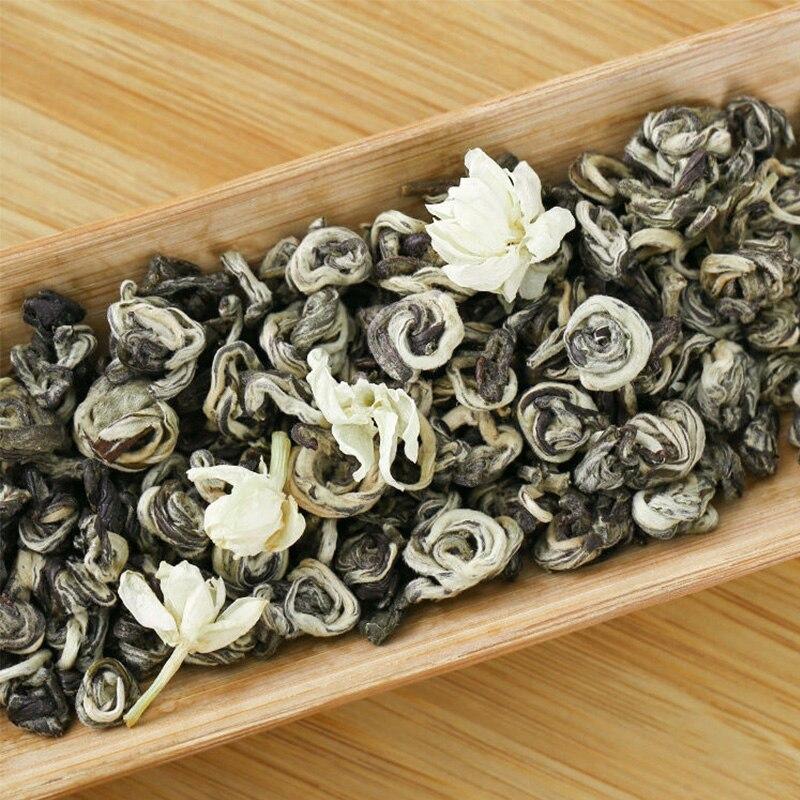 HelloYoungTea 2023 Puluochun Green Tea, Chinese Loose Leaf Green Tea with Floral White Jasmine, 250g