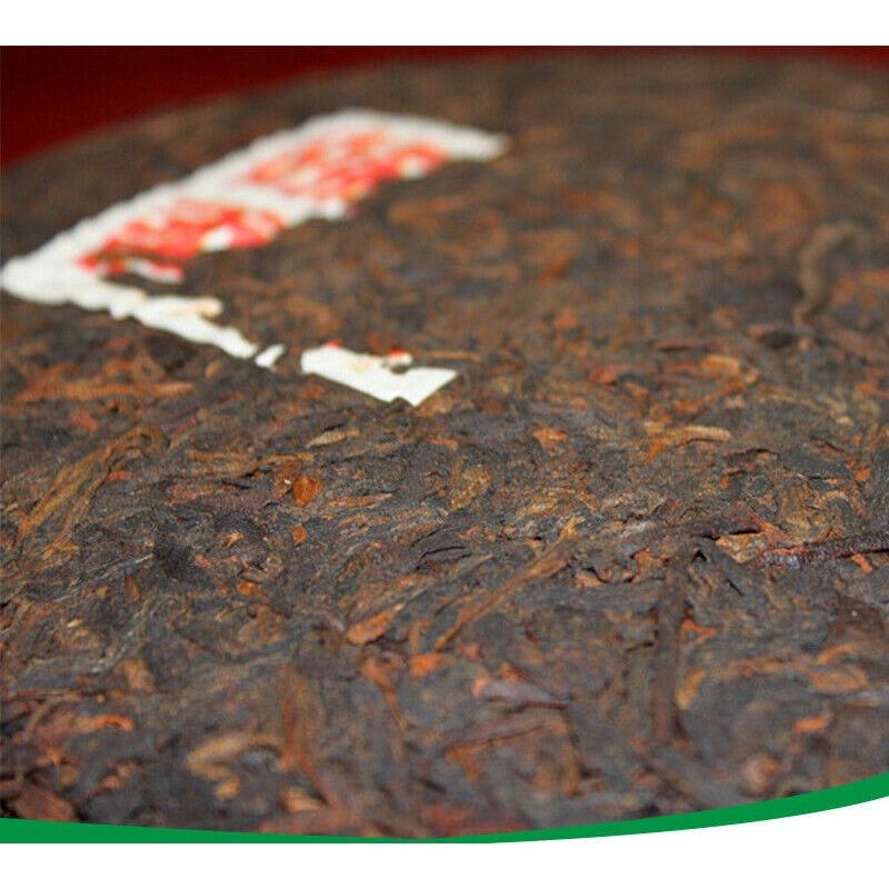 HelloYoungTea 357g Yunnan Pu'er Tea Ancient Tree Tea Leaves Ripe Tea Cake