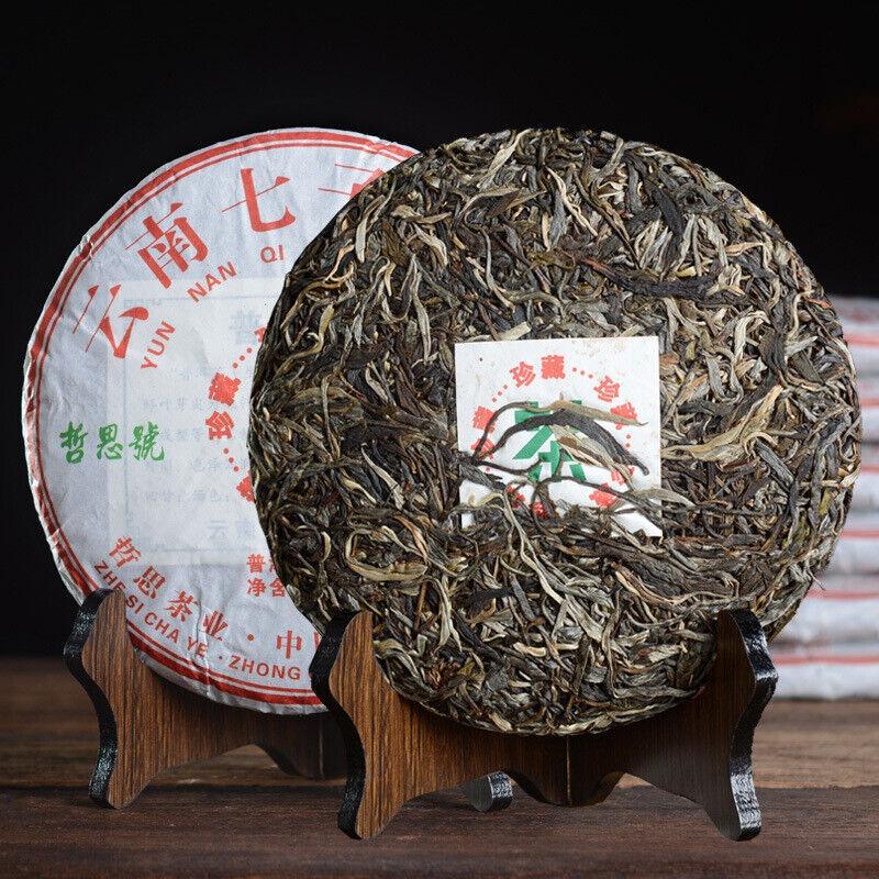 HelloYoungTea 357g Head Spring Tea Yunnan Pu'er Tea Raw Pu'er Tea Cake Yunnan Qizi Cake Tea