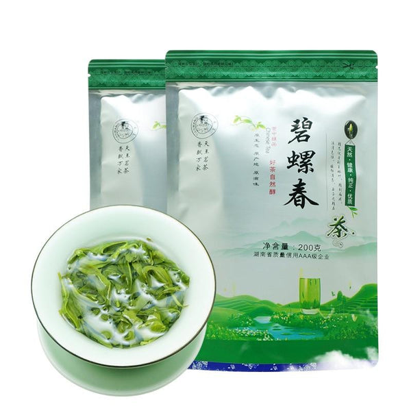 HelloYoungTea 2024 Biluochun Green Tea "Tian Wang", Curly Fresh Leaf Green Tea with Luzhou Flavor, 250g