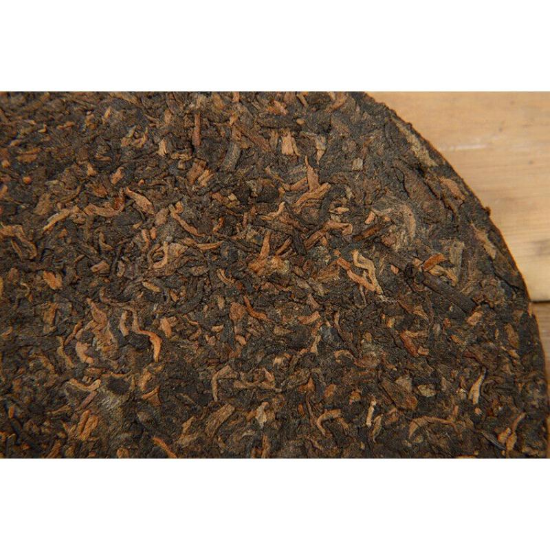 HelloYoungTea Yunnan Pu'er Tea Ancient Tree Ripe Tea Cake 100g Ripe Tea Ancient Tree Ripe Tea