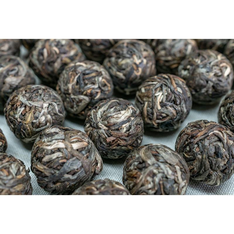 500g 8g chacun Yiwu Dragon Pearl Pu-erh Raw Tea Handmade Dragon Pearl Tuocha