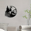 CIFbuy™ Iron Black Deer Wall Sculptures - Modern Decor with Elegant Sticker-Mural, Top Bedroom Choice, Unique Charm for Festival Statue Decor, Wall Sculptures.