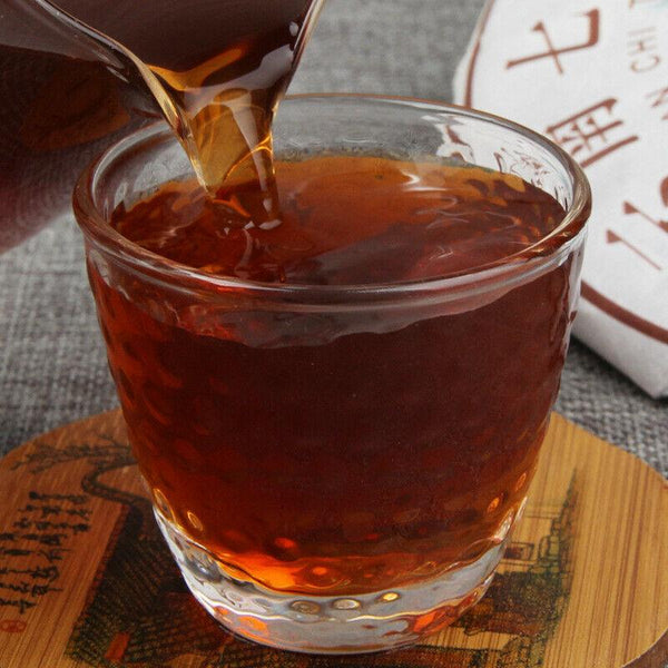 HelloYoungTea 357g Yunnan Qizi Golden Bud Pu-erh Tea Cake Chinese Pu'er Balck Tea Health Care