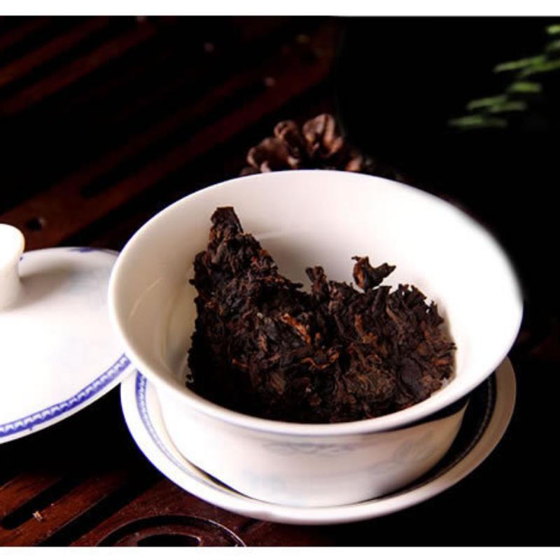 HelloYoungTea Yunnan Puwen Tea Factory 2006 Yun Ya Premium Aged Pu-erh Ripe Cake 400g
