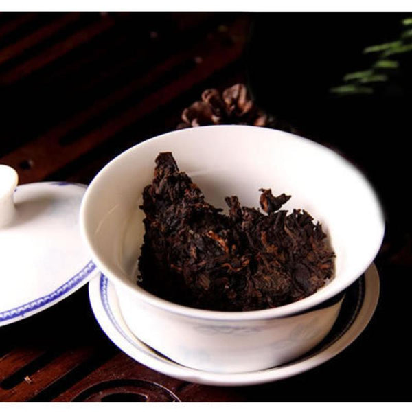 HelloYoungTea Yunnan Puwen Tea Factory 2006 Yun Ya Premium Aged Pu-erh Ripe Cake 400g