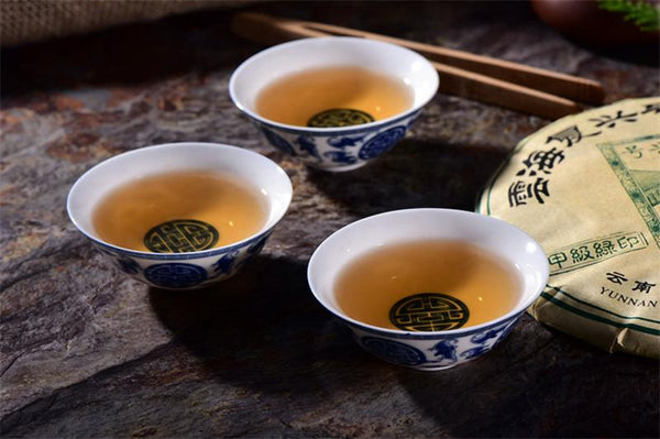 HelloYoung357g Yunnan Seven Son Puer Raw Tea Puerh Tea Chinese Pu Er Black Tea Health Care