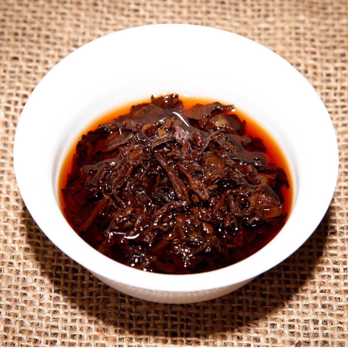 HelloYoung Organic Puerh tea Cooked Tea Barrel Black Tea High Mountain Chinese Puer cha250g