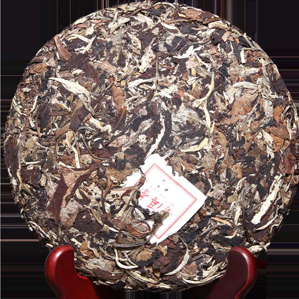 HelloYoung 357g New Yunnan Raw Puerh Tea Moonlight White Yueguangbai Beauty Pu'er Tea Cake