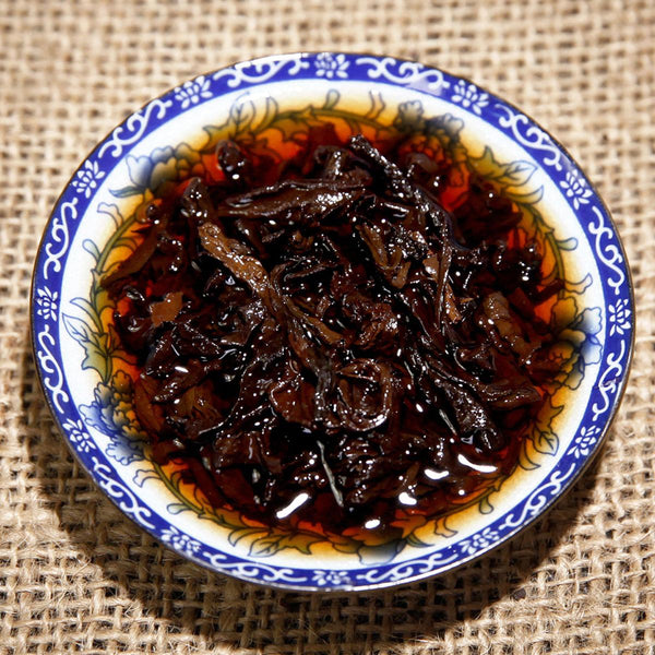 HelloYoung Puerh Tea Cooked Tea Black Tea Chinese High Mountain Big Trees Health Care 357g