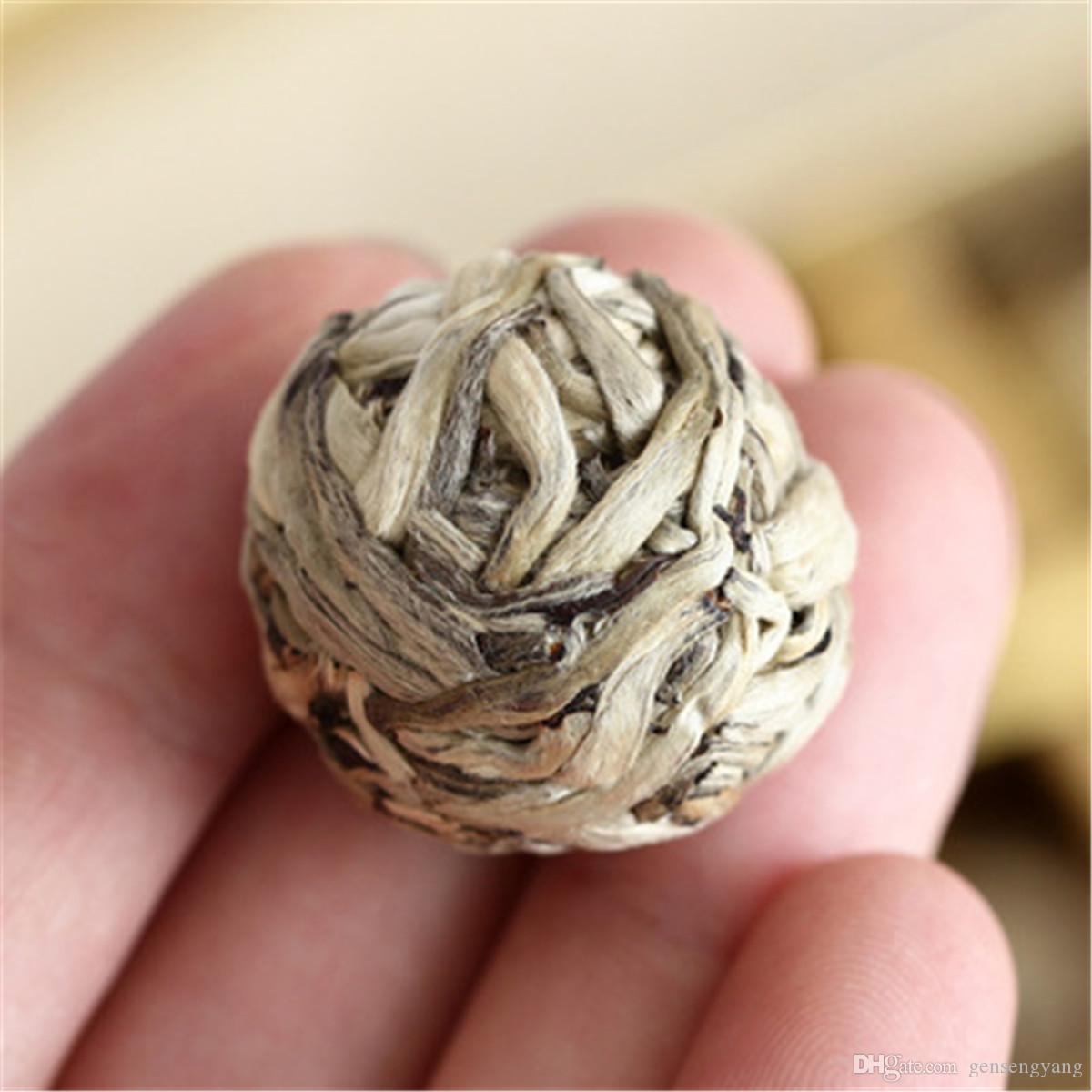 HelloYoung 100% White Ball Shaped Silver Needle White Tea Handmade White Tea Compressed Tea