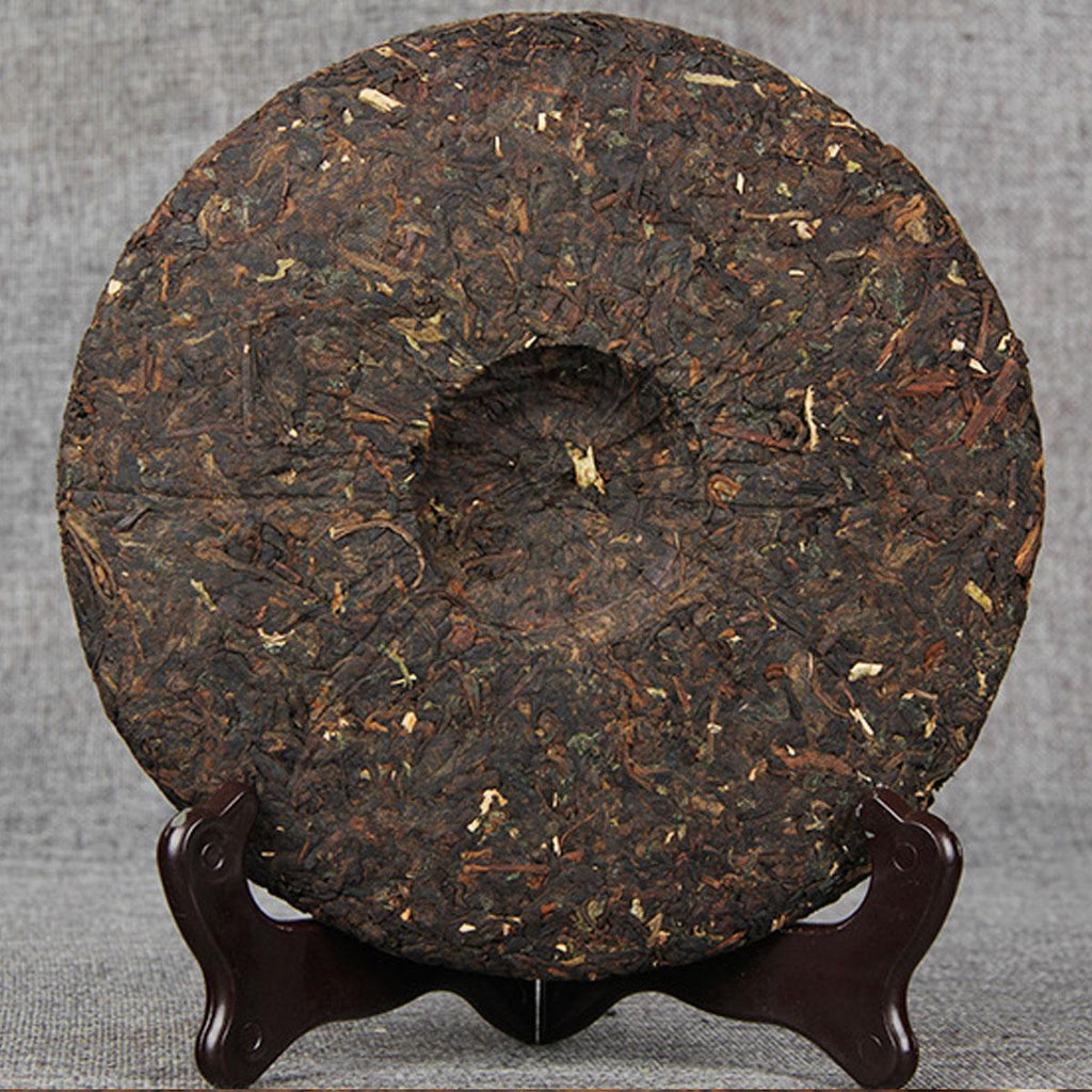 HelloYoung Cooked Puerh Tea Red Puer Tea Glutinous Rice Fragrant Yunnan Healthy Care 357g