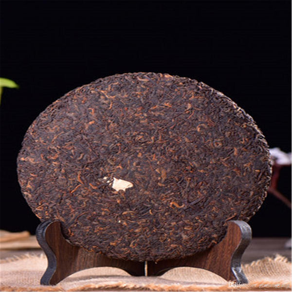 HelloYoung Pu-Erh Tea Ripe Tea Yunnan Purple Bud Puer Old Tree Pure Material Black Tea 357g