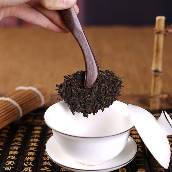 HelloYoung Puerh tea Cooked Tea Cake Black Tea   Seven Sons tea  Old Brown Tree Yunnan 357g