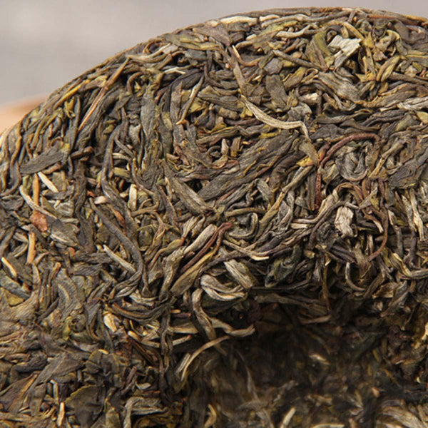 HelloYoung Raw Puerh Tea Old Ancient Tree Mingqianchun Handmade Tea Health Care Sheng Cha
