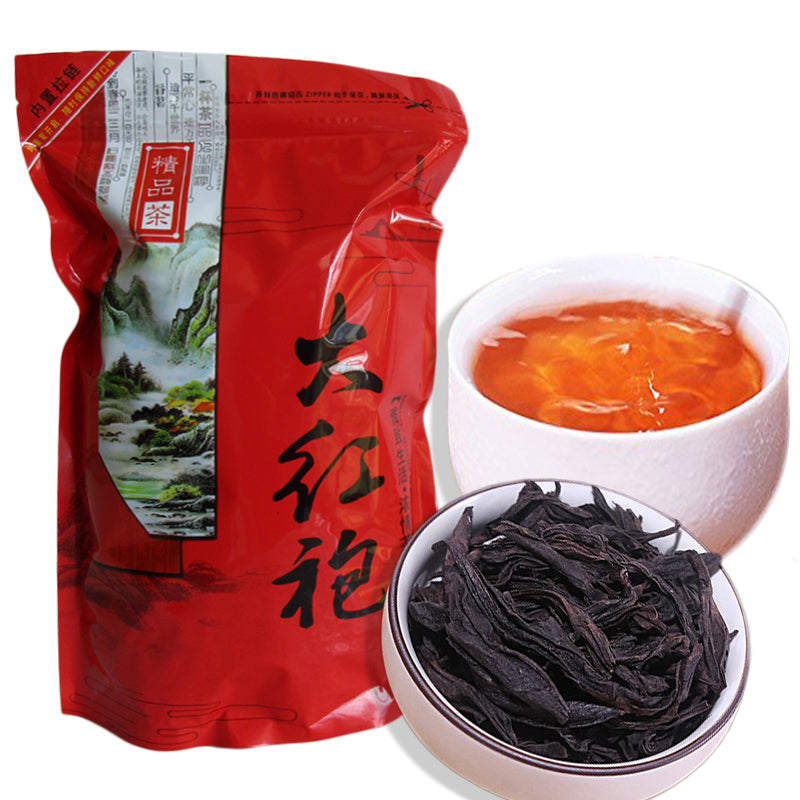 HelloYoung250g Da Hong Pao Tea Chinese Big Red Robe Black Oolong Tea Original Organic Gift Tea