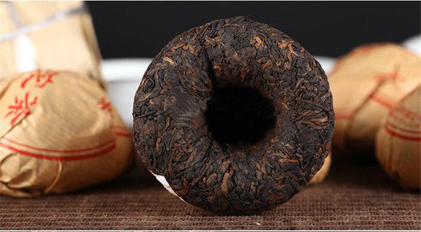 HelloYoung 5pcs Ripe Pu erh Tuo Tea Pu’er Shu Puer Nature Cooked Pu-erh Tuo Cha Yunnan 500g