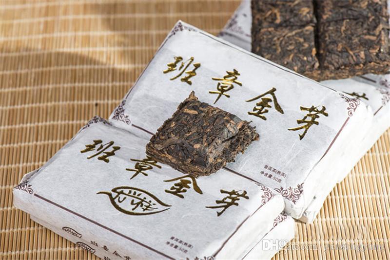 HelloYoung 50g Top Quality Ripe Puerh Tea Brick Shu Puer Pu'er Tea Chinese Yunnan Black Tea