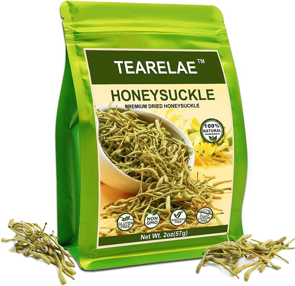 HelloYoung TEARELAE Dried Honeysuckle flower Tea 57g Lonicera Japonica Herbal Tea Main image