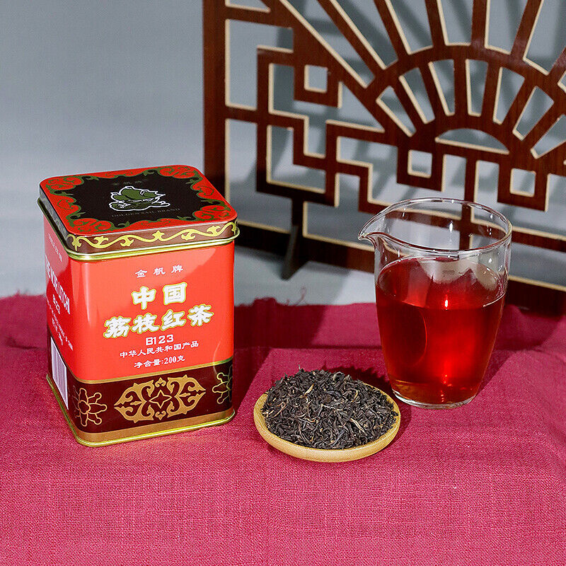 HelloYoung TeaChina Lichee Black Tea Lychee Black Tea Guangdong Lychee Flavoured 200g Tin Main image