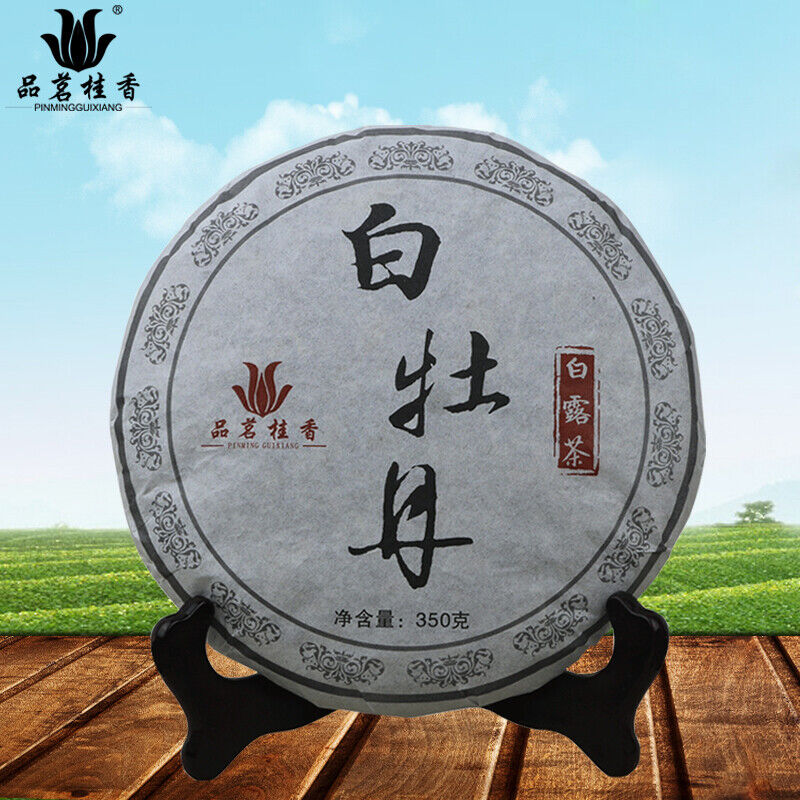 HelloYoung Premium Fujian Bai Mu Dan White Peony Fuding Bai Cha China White Tea Cake 350g Main image