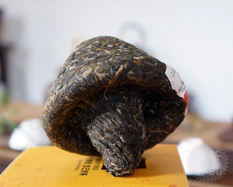 HelloYoung Bao Yan Jin Cha * Xiaguan Mushroom Tuo Cha Raw Tuocha Pu Erh Pu Er Tea 250g