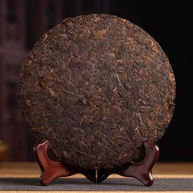 357g Yunnan Ripe Pu-erh Tea Lao Ban Zhang Black Tea Cake Chinese Weight Loss Tea Secondary image