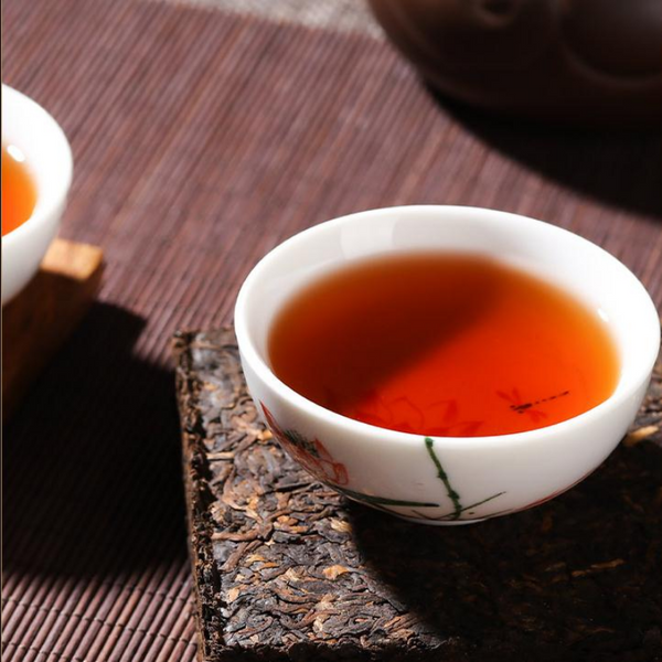 1000g Yunnan Ripe Puerh Brick Tea 10 Years Aged Pu-erh Cooked Tea Old Pu'er Tea