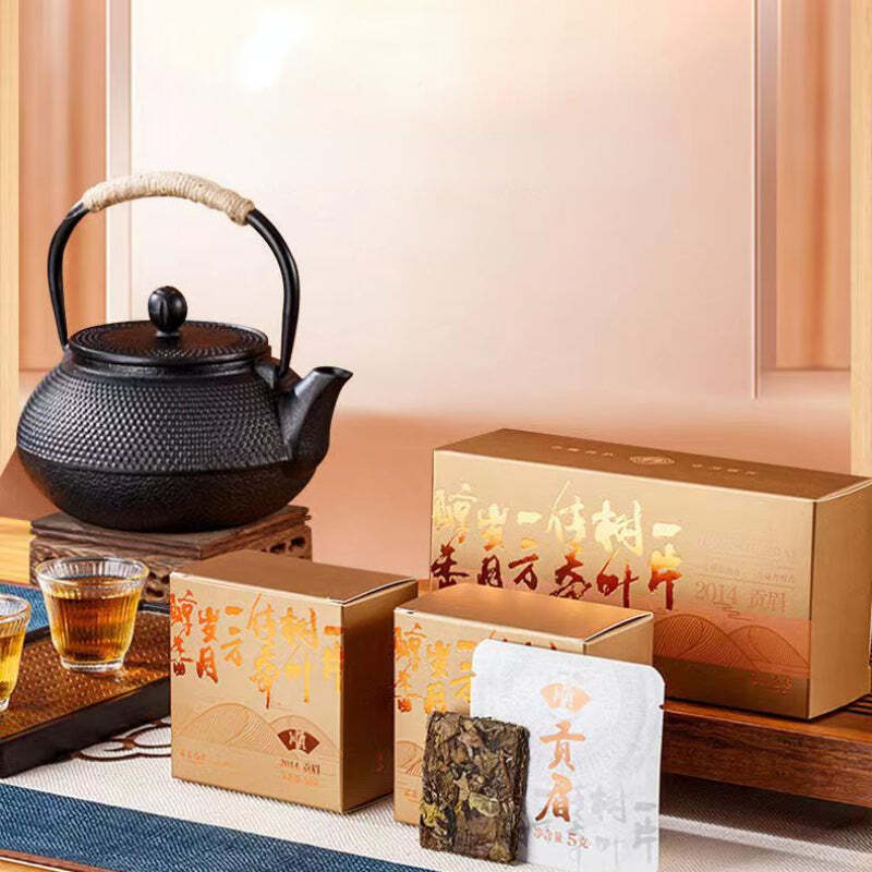 100g Premium Fuding White Tea Gongmei White Tea Brick Portable Gift Tea Package Secondary image
